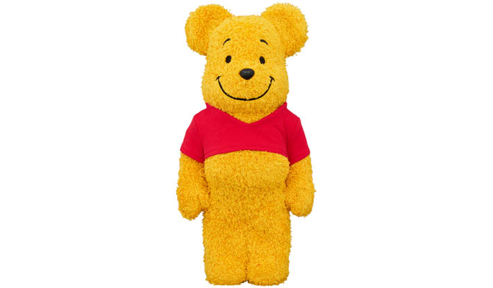 BE@RBRICK Winnie the Pooh COSTUME Ver.(PILE FABRIC) 400％