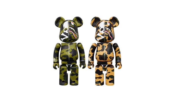 超合金 BE@RBRICK MASTERMIND VS BAPE(R) GREEN／YELLOW