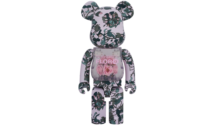 BE@RBRICK FLOR@ PINK ROSE 1000％