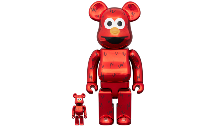BE@RBRICK ELMO CHROME Ver. 100％ & 400％