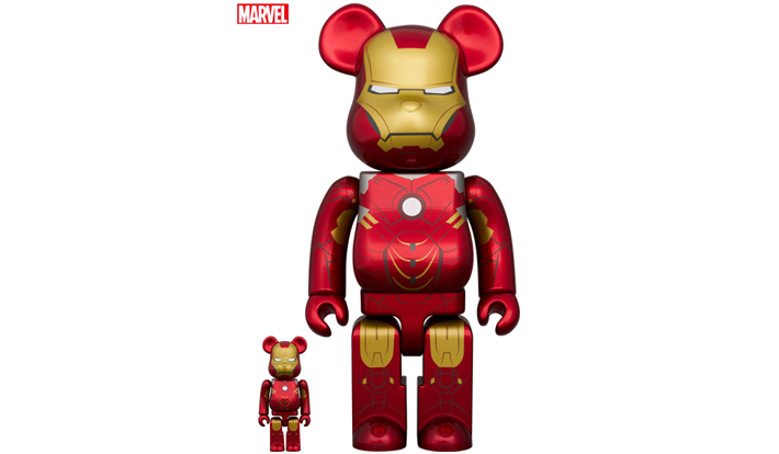 BE@RBRICK IRON MAN MARK IV 100％ & 400％