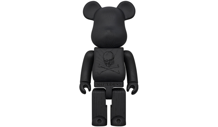 BE@RBRICK カリモク mastermind JAPAN 墨黒 400％
