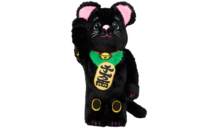 BE@RBRICK 招き猫 着ぐるみ 黒 400％