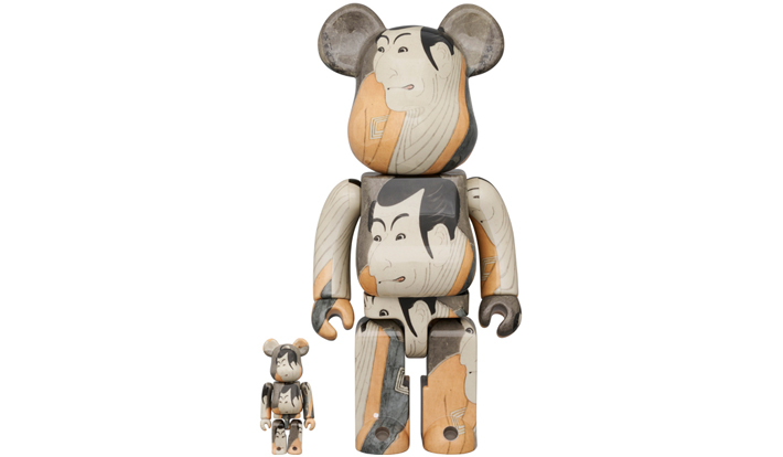 BE@RBRICK Boston Museum 東洲斎写楽「市川鰕蔵の竹村定之進」100％ & 400％