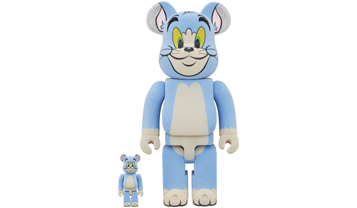 BE@RBRICK TOM（Classic Color） FLOCKY Ver. 100％ & 400％ (TOM AND JERRY)