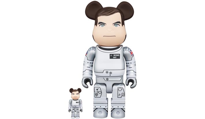 BE@RBRICK 007 James Bond "MOONRAKER" 100％ & 400％