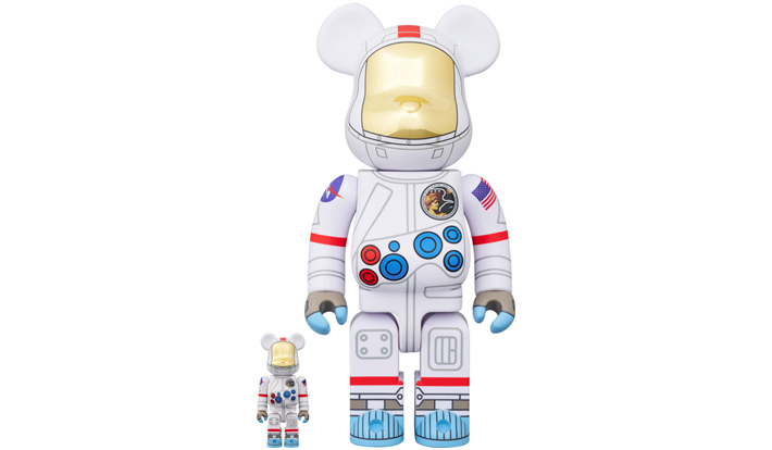 BE@RBRICK APOLLO17 ASTRONAUT 100％ & 400％