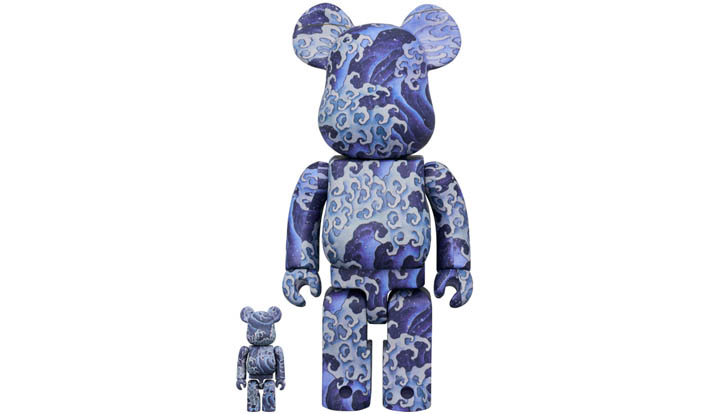 BE@RBRICK 葛飾北斎 上町祭屋台天井絵「男浪」100％ & 400％