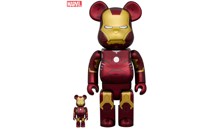 BE@RBRICK IRON MAN MARK III 100％ & 400％