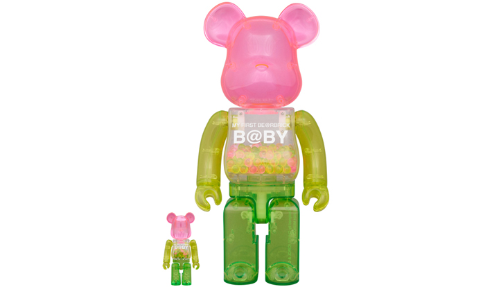 MY FIRST BE@RBRICK 1st Color Clear Ver. 100％ & 400％