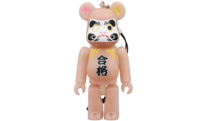 BE@RBRICK 達磨 合格 赤蓄光 100％