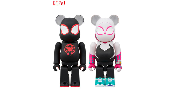 BE@RBRICK SPIDER-MAN(Miles Morales) & SPIDER-GWEN 2PCS SET