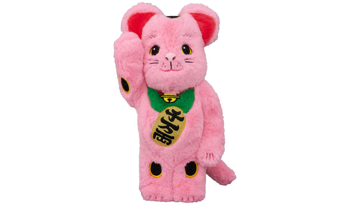 BE@RBRICK 招き猫 着ぐるみ 桃色 400％