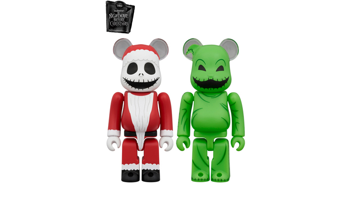 BE@RBRICK SANTA JACK & OOGIE BOOGIE 2PCS SET