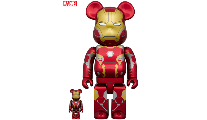 BE@RBRICK IRON MAN MARK 45 100％ & 400％
