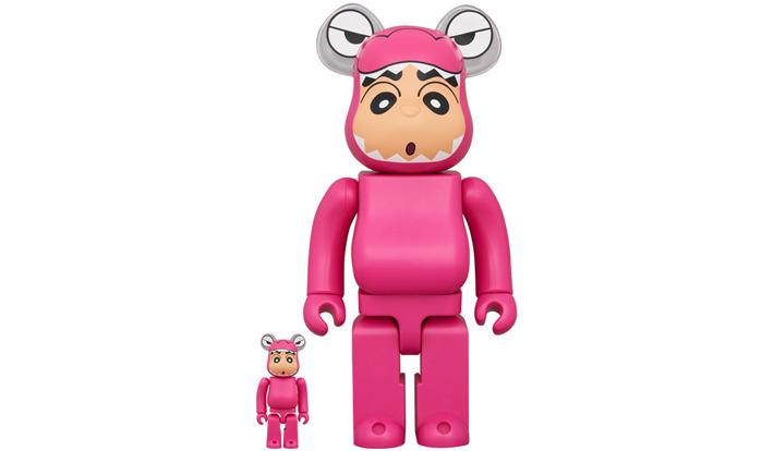 BE@RBRICK ワニ山さんしんちゃん 100％ & 400％
