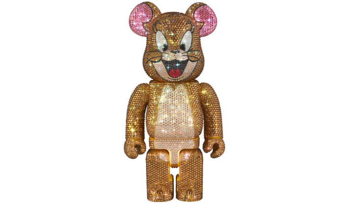BE@RBRICK CRYSTAL DECORATE JERRY (Classic Color) 400％ (TOM AND JERRY)