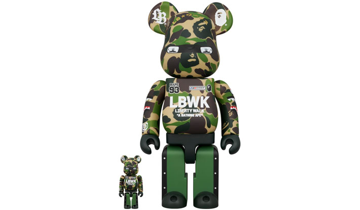 BE@RBRICK LBWK × BAPE(R)  100％ & 400％