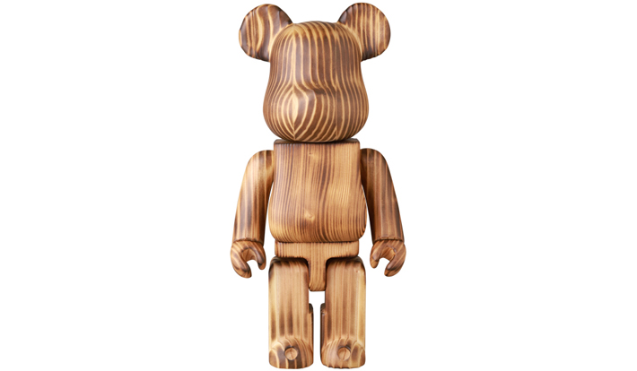 BE@RBRICK カリモク BURN WOOD 400％