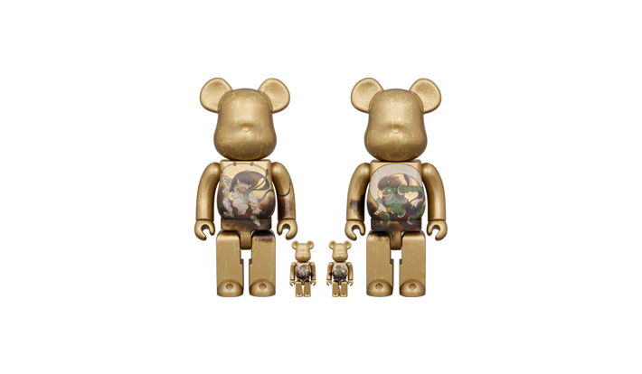 BE@RBRICK 風神雷神 100％ & 400％ 4 PCS SET