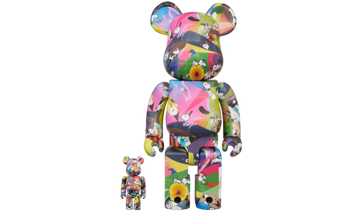 BE@RBRICK TOMOKAZU MATSUYAMA × PEANUTS 100％ & 400％