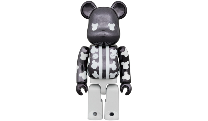 BE@RBRICK メ組 はっぴ 黒メッキ 100％