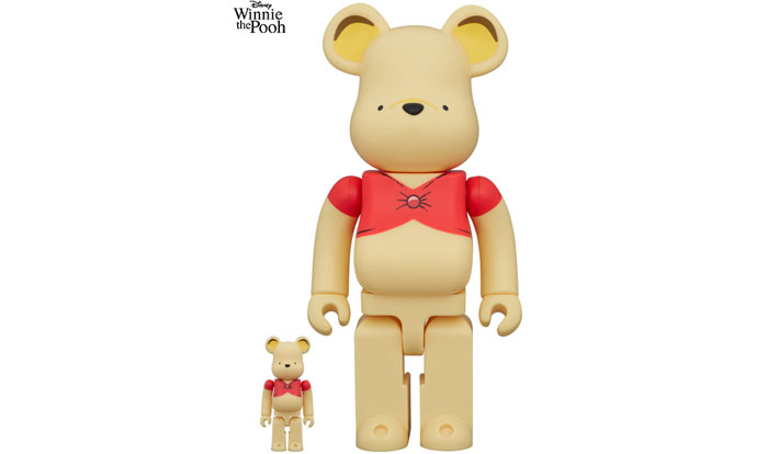 BE@RBRICK Winnie the Pooh (ORIGINAL Ver.) 100％ & 400％