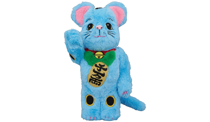 BE@RBRICK 招き猫 着ぐるみ 空色 400％