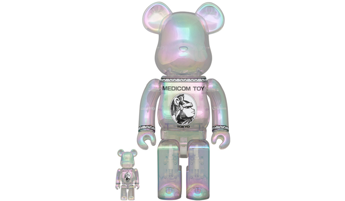 BE@RBRICK CENTURION CLEAR CHROME Ver. 100％ & 400％