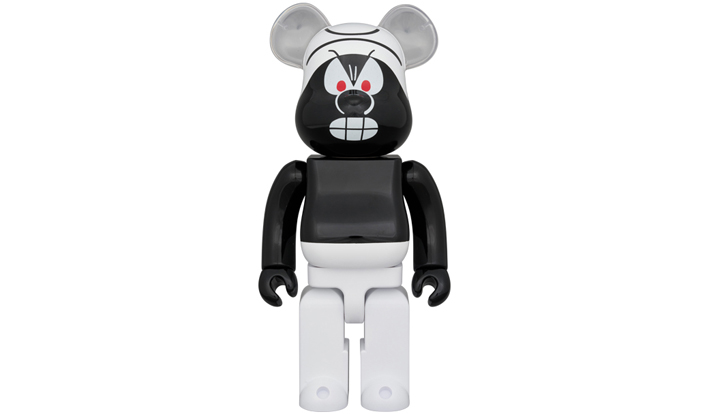 BE@RBRICK BLACK SMURF 400％