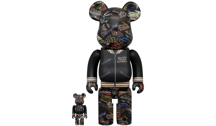 BE@RBRICK AVIREX 50th VARSITY 100％ & 400％