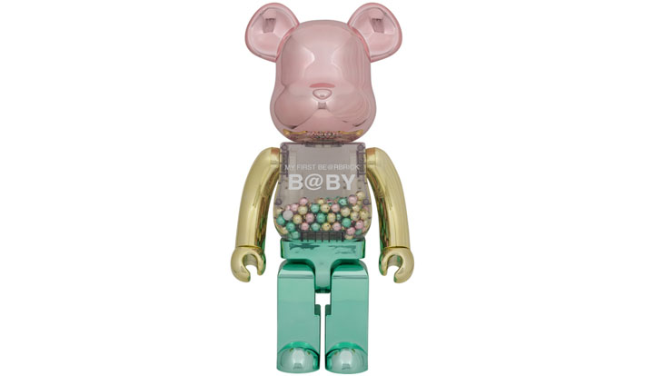 MY FIRST BE@RBRICK 1st COLOR CHROME Ver. 1000％