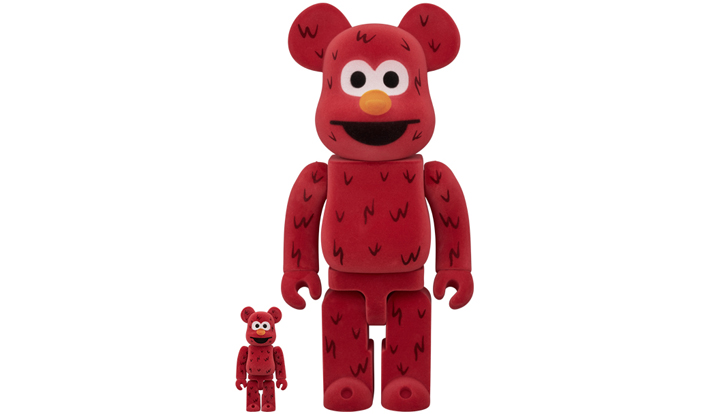 BE@RBRICK ELMO FLOCKY Ver. 100％ & 400％