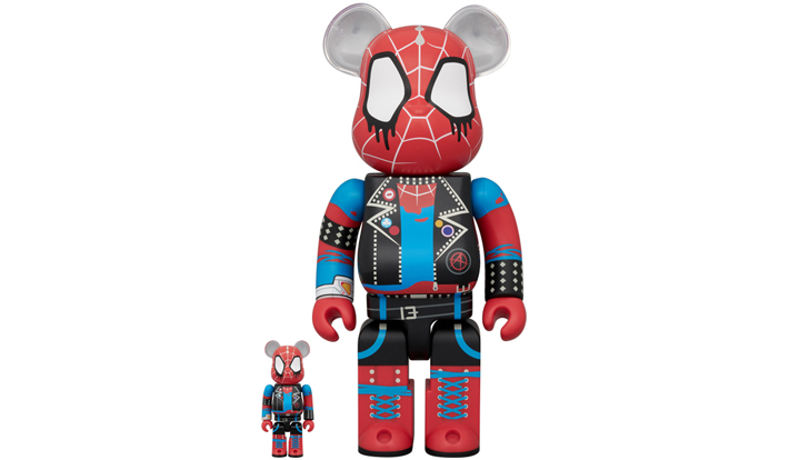 BE@RBRICK SPIDER-PUNK 100％ & 400％