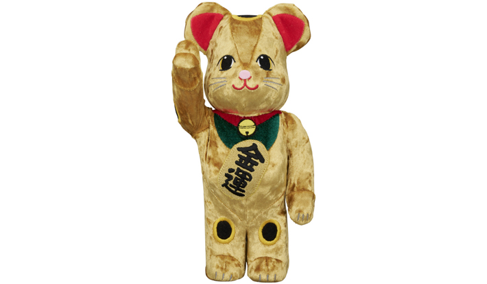 BE@RBRICK 招き猫 金 金運 着ぐるみ 400％