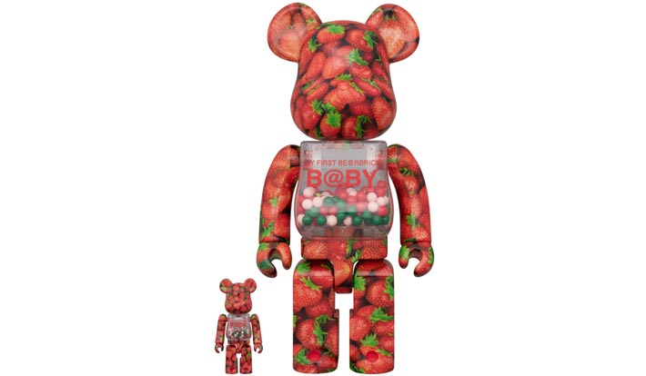 MY FIRST BE@RBRICK Strawberry Ver. 100％ & 400％