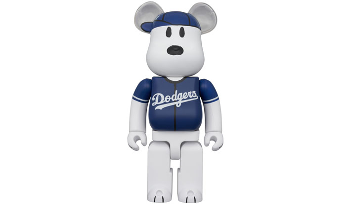 MLB × PEANUTS BE@RBRICK SNOOPY (LOS ANGELES DODGERS) 1000％