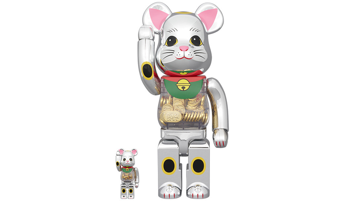 BE@RBRICK 招き猫 小判 千万両 銀メッキ 100％ & 400％ - Web Magazine