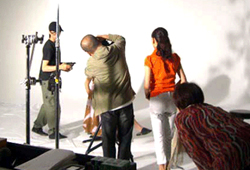 During the shoot
