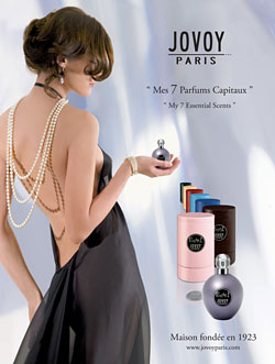 “Les 7 Parfums Capitaux”(7つの大切な香り)<br><br>美しくよみがえった『ジョヴォワ パリ』