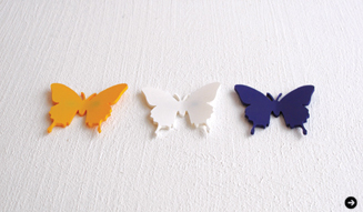 mass item butterfly magnet