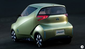 日産の考えるEVシティコミュター「PIVO 3」登場｜NISSAN｜04
