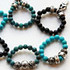 CHROME HEARTS | "Beads Ring" with Natural Stones, Perfect for Couples
