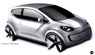 Volkswagen up! | Volkswagen up! Design Sketch