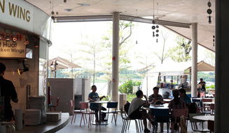 "Is There Always a Hawker Center Next to Every Landmark?" 57