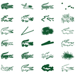 80 Crazy Crocodiles Drawn by Peter Saville