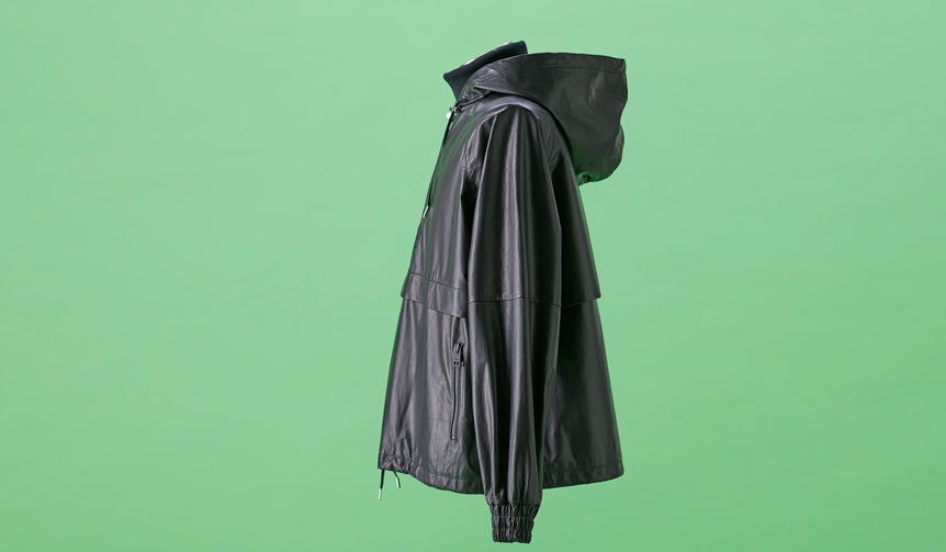 祐真朋樹 ナイロン・フーディ