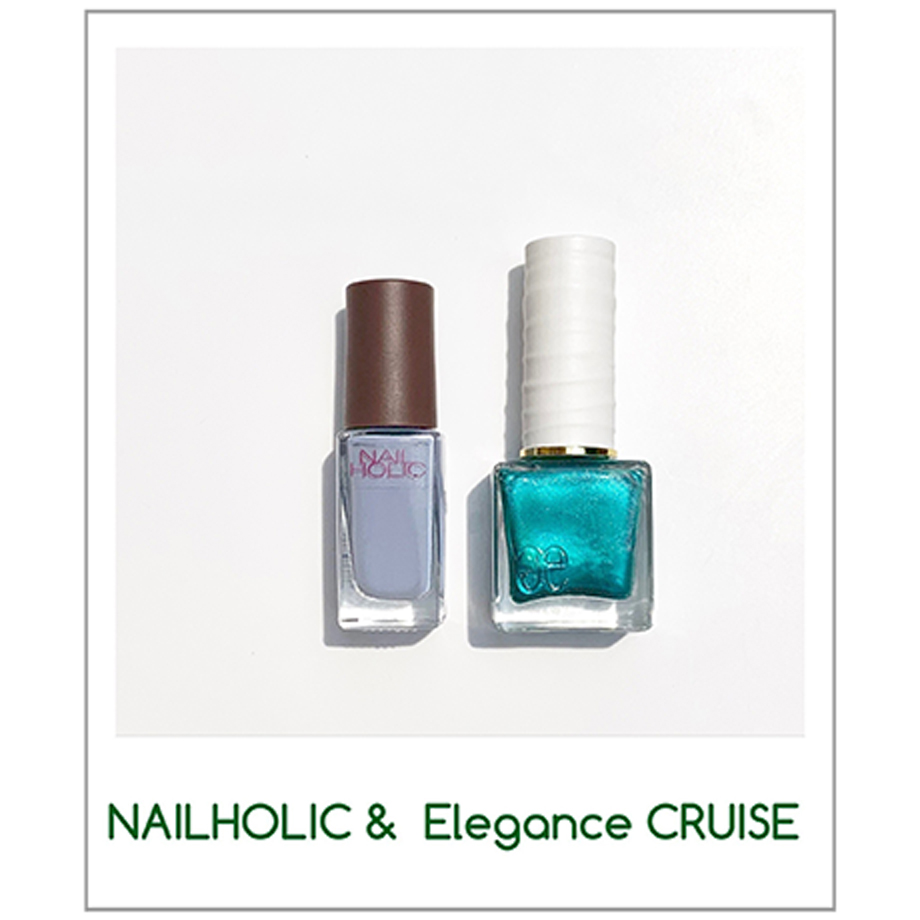 Michiko Fujiwara KOSÉ NAIL HOLIC PU161 Elegance Cruise FLOWER NAIL LACQUER GR01